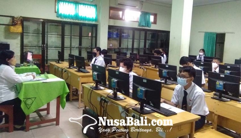 www.nusabali.com-asesmen-nasional-di-smp-negeri-1-denpasar-diikuti-45-siswa