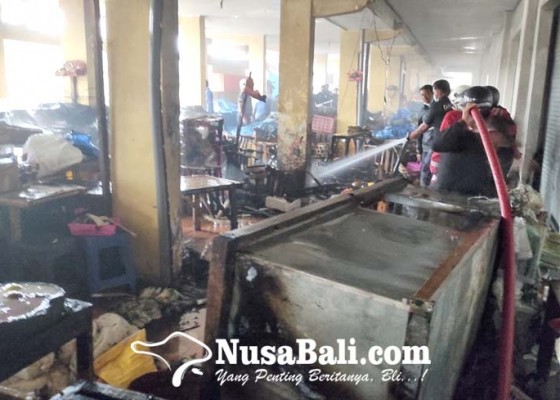 Nusabali.com - pasar-kidul-bangli-terbakar