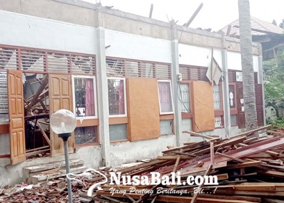 Nusabali.com - gedung-lpse-yang-ambruk-rencananya-dihapus-dari-aset