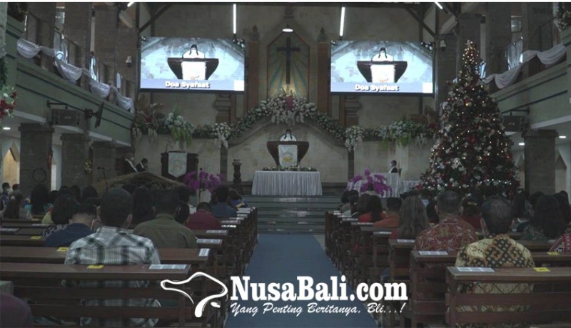 www.nusabali.com-ibadah-natal-di-denpasar-dijaga-pecalang