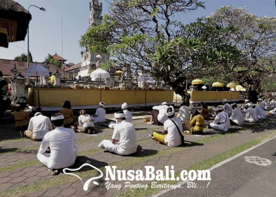 Nusabali.com - tiga-sesi-persembahyangan-siwaratri-di-jagatnatha-terapkan-pembatasan