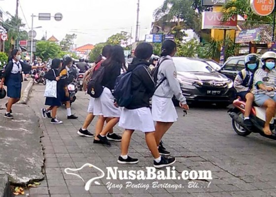 Nusabali.com - hari-ini-seluruh-sekolah-di-denpasar-gelar-ptm-100-persen