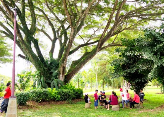 Nusabali.com - kebun-raya-jagatnatha-jadi-tempat-wisata-keluarga