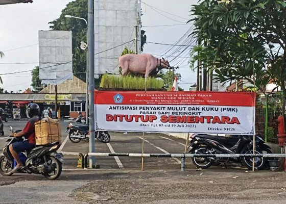 Nusabali.com - pasar-umum-sepi-akibat-penutupan-pasar-sapi-beringkit