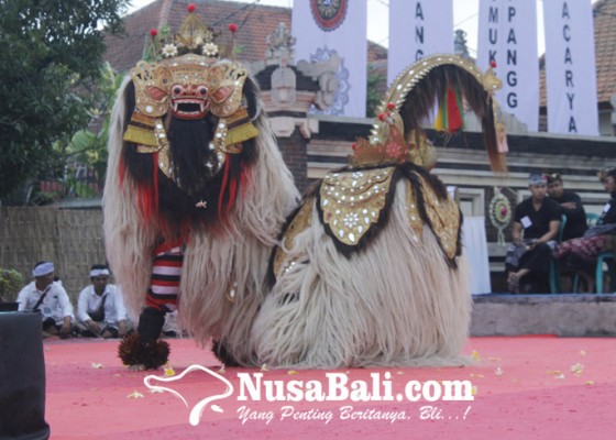 Nusabali.com - hut-ke-46-st-brahmacarya-gelar-lomba-bapang-barong-makendang-dan-baleganjur