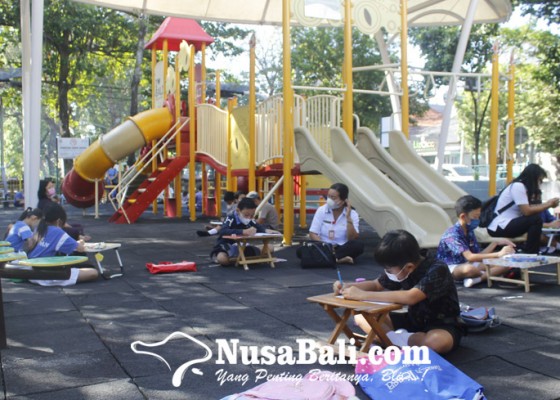 Nusabali.com - festival-anak-denpasar-kenalkan-sketsa-lingkungan-kepada-siswa-sd-se-kota-denpasar