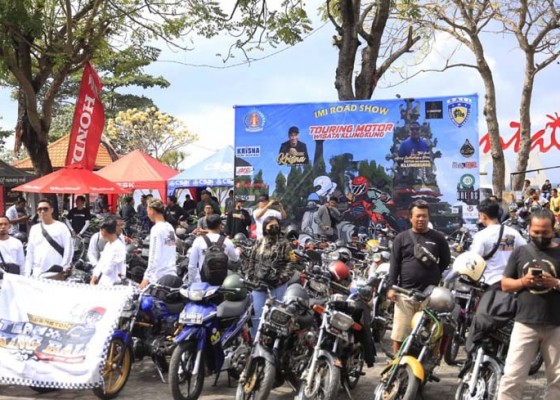 Nusabali.com - ratusan-motor-meriahkan-imi-touring-motor-wisata