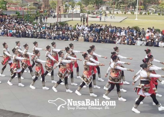 Nusabali.com - lomba-gerak-jalan-indah-semarakkan-hut-ke-77-ri