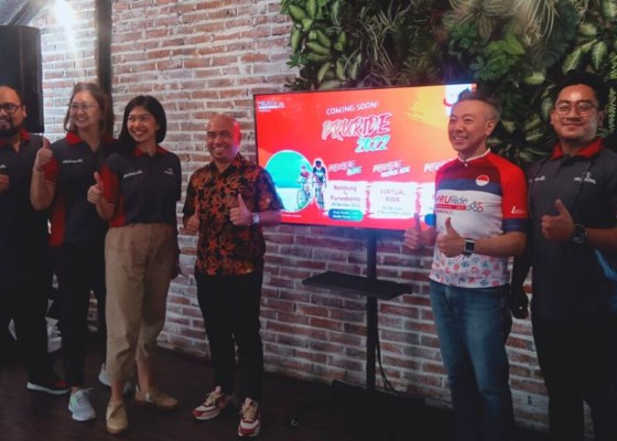 Nusabali.com - rayakan-kebersamaan-pruride-indonesia-2022-ajak-bersepeda