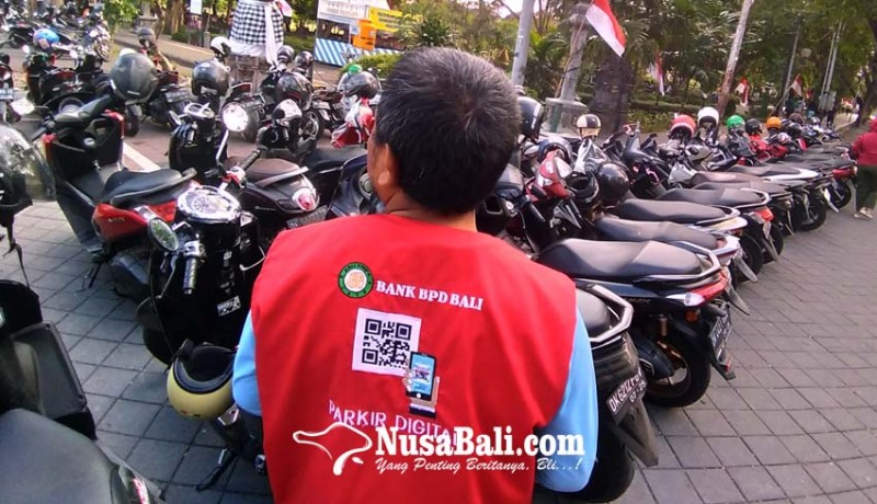www.nusabali.com-parkir-di-denpasar-mulai-terapkan-qris