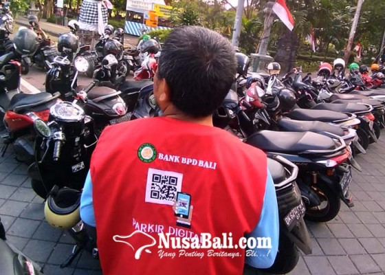 Nusabali.com - parkir-di-denpasar-mulai-terapkan-qris