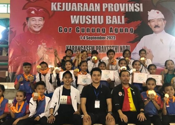 Nusabali.com - klungkung-juara-kejurprov-wushu-bali-2022