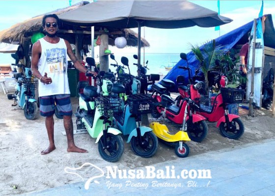 Nusabali.com - asyik-kini-bersepeda-keliling-pantai-sanur-tidak-perlu-capek