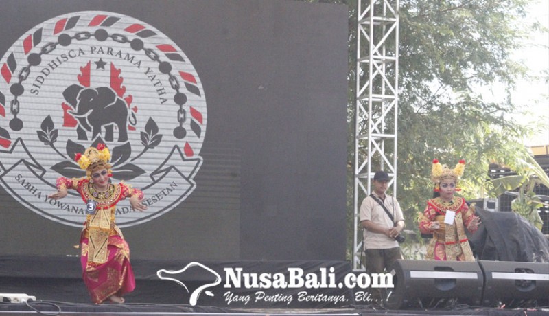 www.nusabali.com-40-penari-cilik-ramaikan-lomba-tari-condong-di-sabha-yowana-sesetan-festival