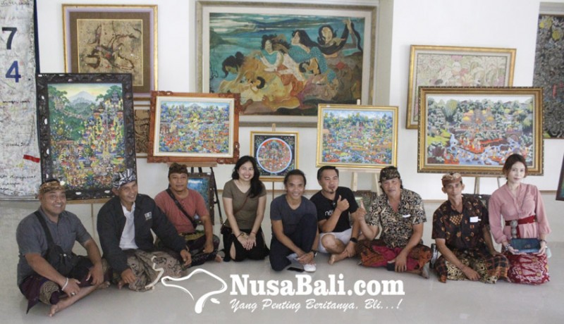 www.nusabali.com-kaka-slank-kagumi-lukisan-khas-desa-sayan-ubud
