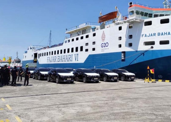 Nusabali.com - dukung-sukses-g20-pelabuhan-benoa-layani-pengiriman-900-mobil-listrik