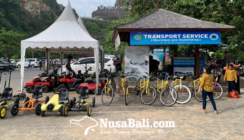 www.nusabali.com-pantai-pandawa-sediakan-fasilitas-penyewaan-sepeda-dan-sepeda-listrik