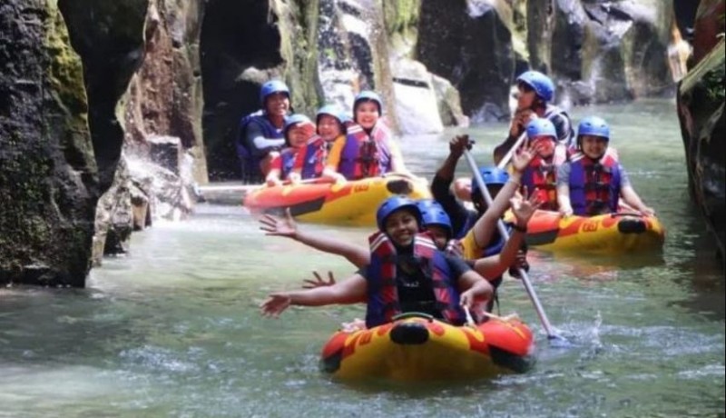 www.nusabali.com-serunya-kayaking-di-tukad-melangit-desa-bakas-klungkung