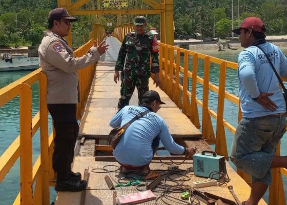 Nusabali.com - anggaran-pemeliharaan-jembatan-kuning-rp-188-juta