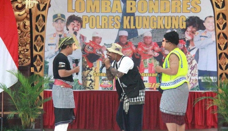 www.nusabali.com-polres-klungkung-gelar-lomba-bondres