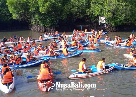 Nusabali.com - lomba-susur-mangrove-angkut-26-ton-sampah