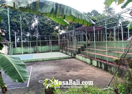 Nusabali.com - lapangan-tenis-kubu-rusak-parah