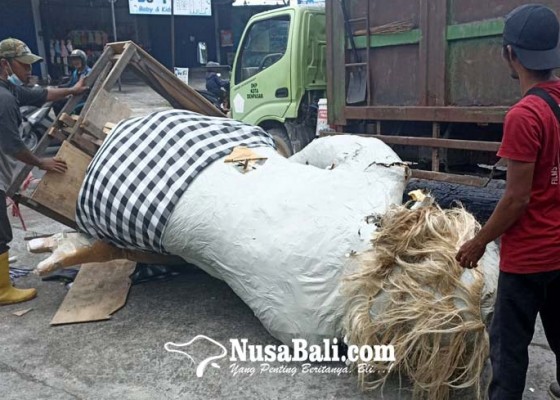 Nusabali.com - bangkai-ogoh-ogoh-jadi-potensi-peningkatan-sampah-di-denpasar