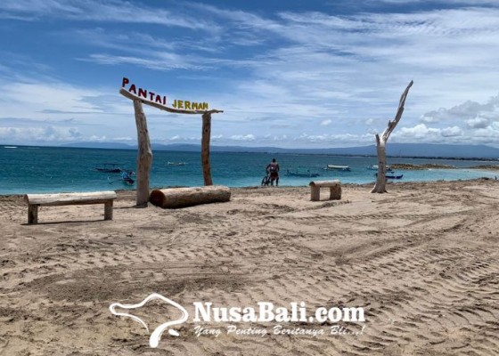 Nusabali.com - jaga-kenyamanan-wisatawan-pasir-pantai-jerman-dirapikan