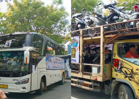 Nusabali.com - mudik-gratis-ikawangi-dewata-siapkan-9-bus-dan-2-truk-angkut-pemudik-dari-denpasar-ke-banyuwangi
