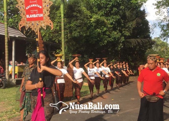 Nusabali.com - duta-kecamatan-blahbatuh-angkat-tema-kebo-iwa