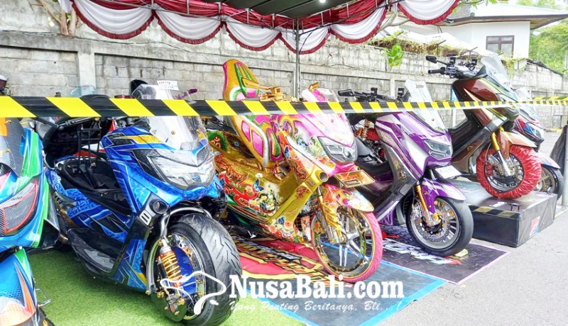 www.nusabali.com-wahana-generasi-muda-ekspresikan-diri-ratusan-sepeda-motor-modif-penuhi-plaza-renon