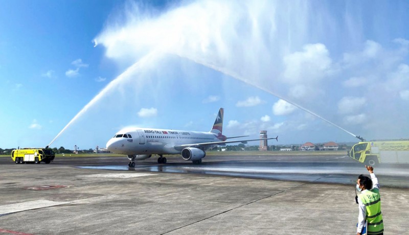 www.nusabali.com-aero-dili-terbang-perdana-ke-bandara-ngurah-rai