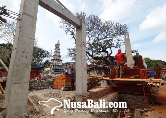 Nusabali.com - progres-proyek-renovasi-pura-jagatnatha-capai-35-persen