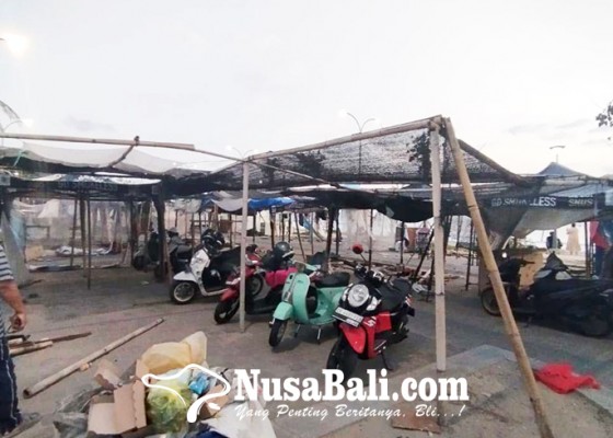Nusabali.com - pasar-seni-mulai-ditempati-tempat-relokasi-dibongkar