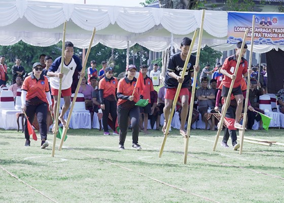 Nusabali.com - semarak-gelaran-lomba-olahraga-tradisional-di-badung