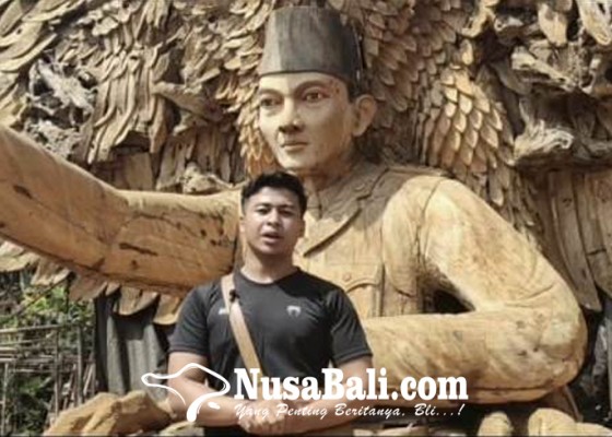 Nusabali.com - patung-bung-karno-jumbo-dibuat-di-sebatu-gianyar