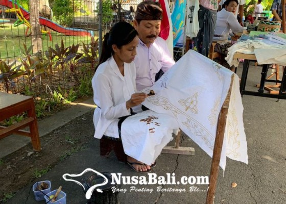 Nusabali.com - jaga-warisan-budaya-siswa-slb-diajarkan-membatik