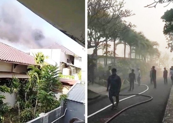 Nusabali.com - gudang-discovery-kartika-plaza-hotel-terbakar