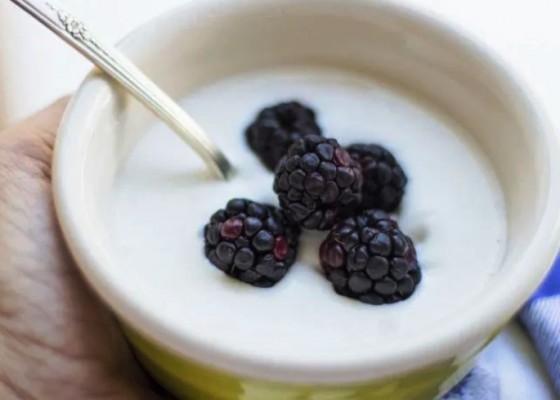 Nusabali.com - yoghurt-nabati-dari-almond-padat-nutrisi