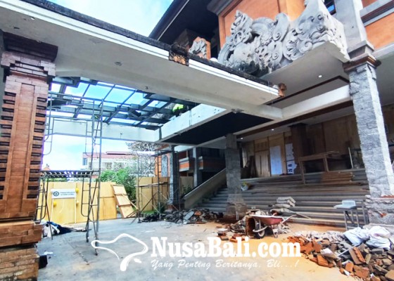 Nusabali.com - renovasi-kanopi-gedung-dewan-telan-anggaran-rp-4667-juta