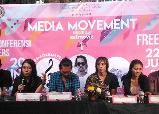 Nusabali.com - media-movement-bertema-deliver-the-message-digelar-di-taman-jepun-denpasar