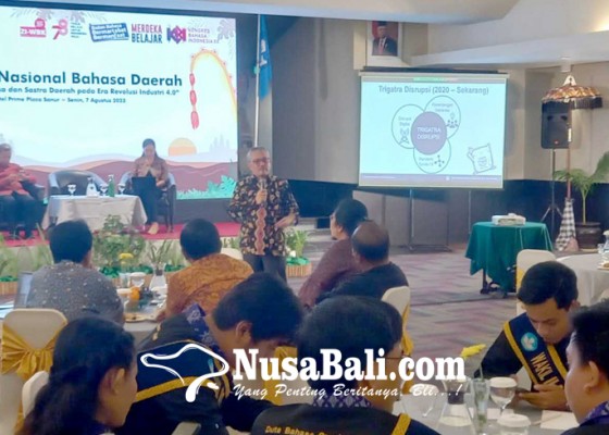 Nusabali.com - tahun-2023-intervensi-72-bahasa-daerah-agar-tak-punah