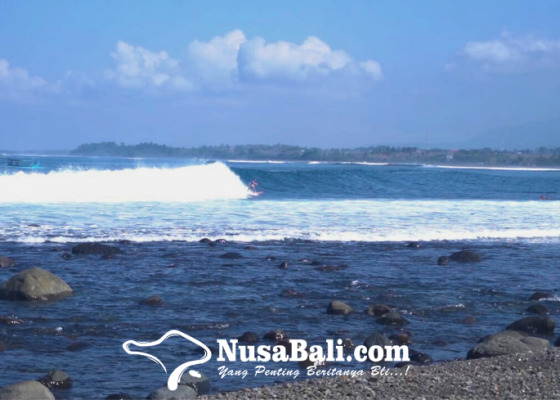 Nusabali.com - peselancar-dalam-dan-luar-negeri-tantang-ombak-panjang-pantai-medewi