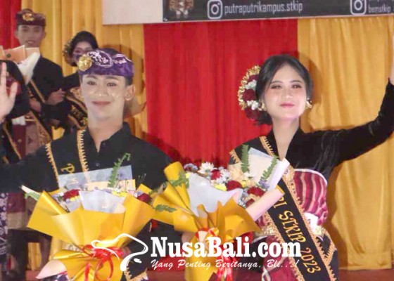 Nusabali.com - arjawa-anggita-juarai-putra-putri-kampus-stkip-hindu-amlapura-2023