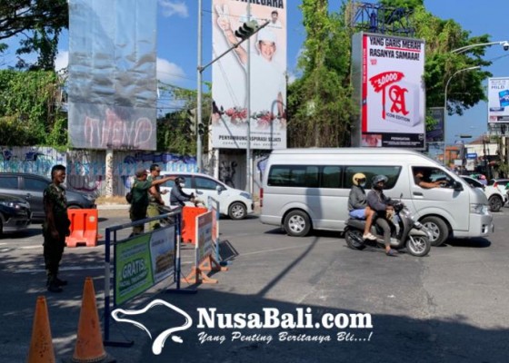 Nusabali.com - arus-lalu-lintas-jalan-dewi-sri-kuta-dialihkan-ada-proyek-jalan