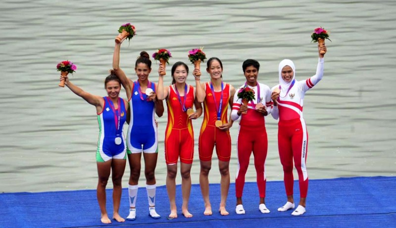 www.nusabali.com-dayung-sumbang-medali-pertama-indonesia