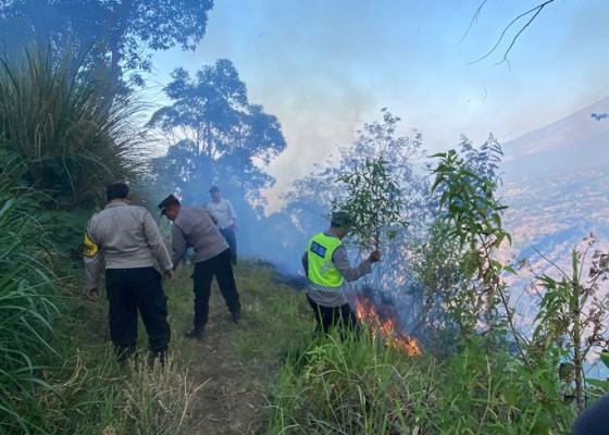 Nusabali.com - bpbd-bali-siaga-bencana-kebakaran-hutan