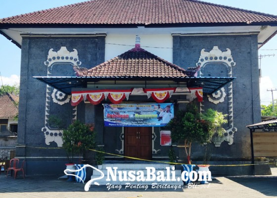 Nusabali.com - pasca-kebakaran-kantor-desa-pohsanten-ditutup