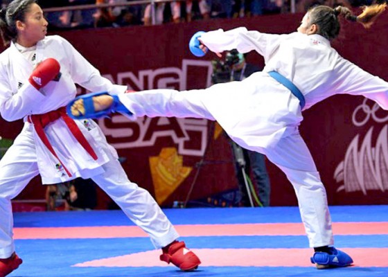Nusabali.com - coki-kalah-karate-gagal-tambah-medali-kumite