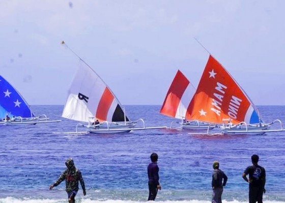 Nusabali.com - 19-peserta-semarakkan-lomba-perahu-layar
